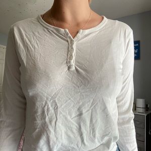 PacSun + John Galt White Long Sleeve Tee